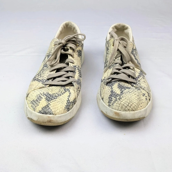 COLE HAAN Grandpro Tennis Skane Skin Python Print Lace Up Sneakers W14594 8.5B - Picture 6 of 12